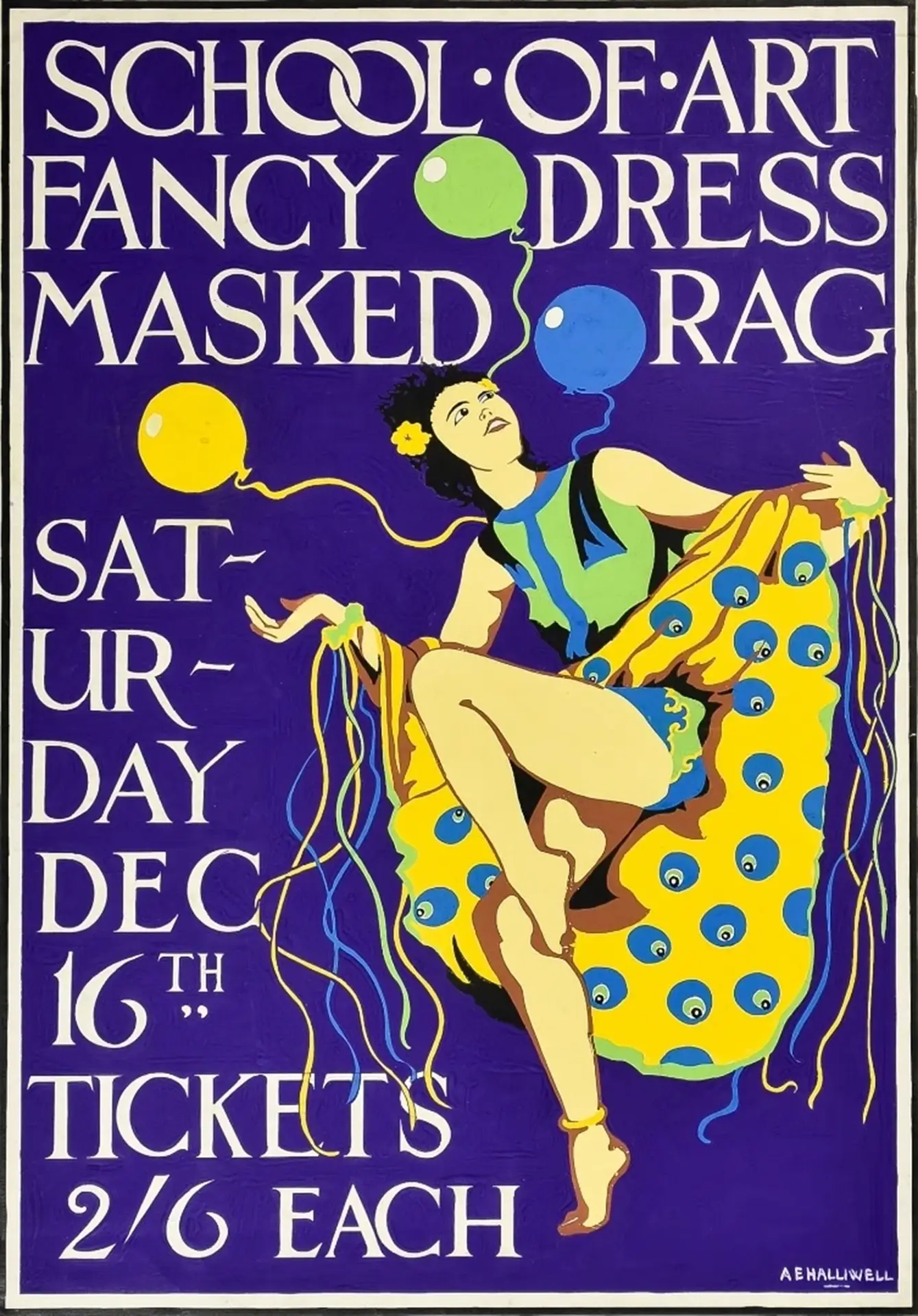 School of Art Fancy Dress Masked Rag