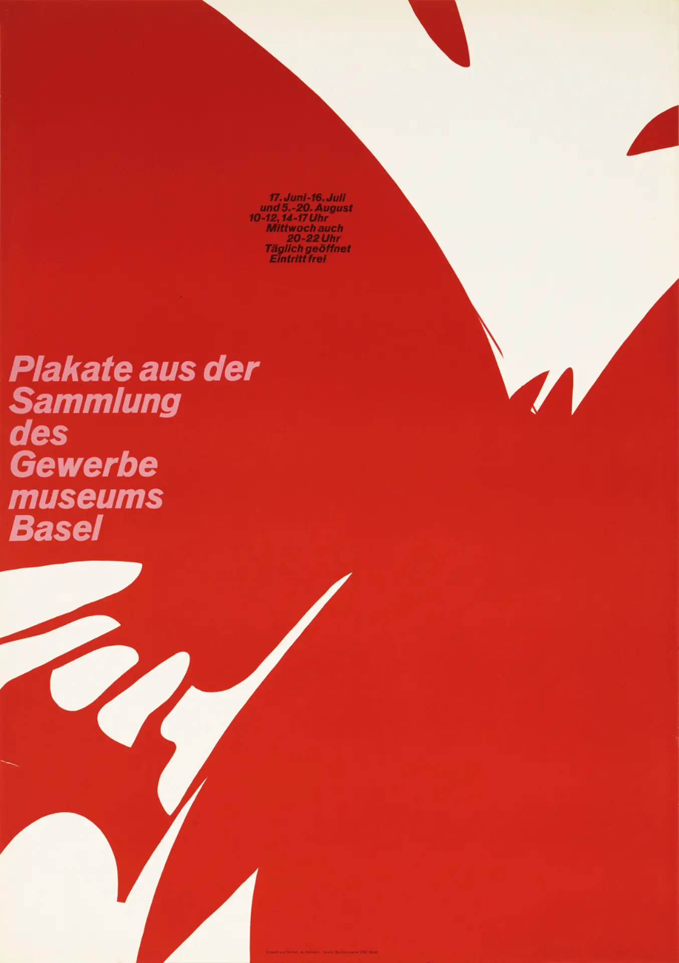 Plakate aus der Sammlung des Gewerbe Museums Basel