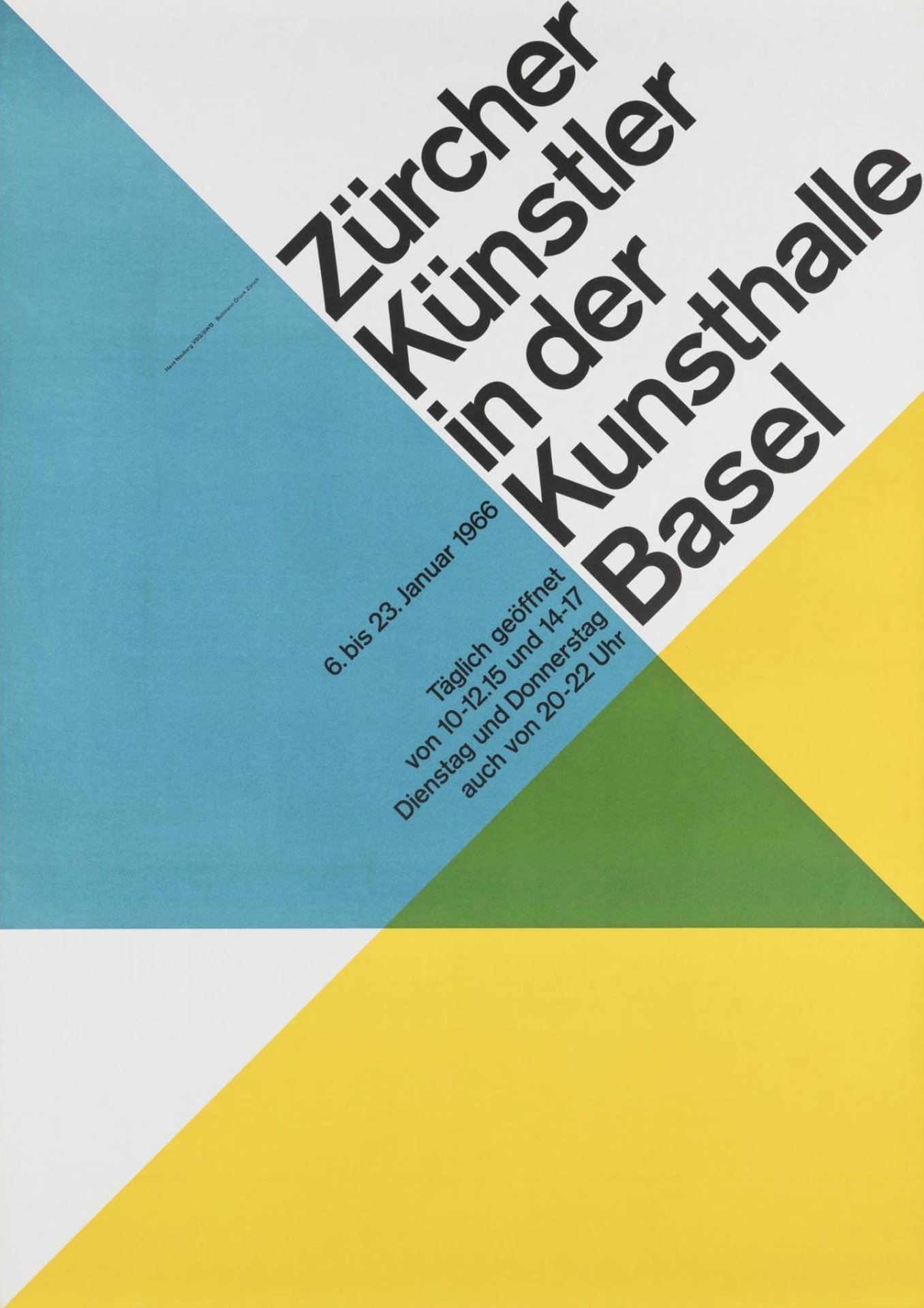 Zürcher Künstler in der Kunsthalle Basel