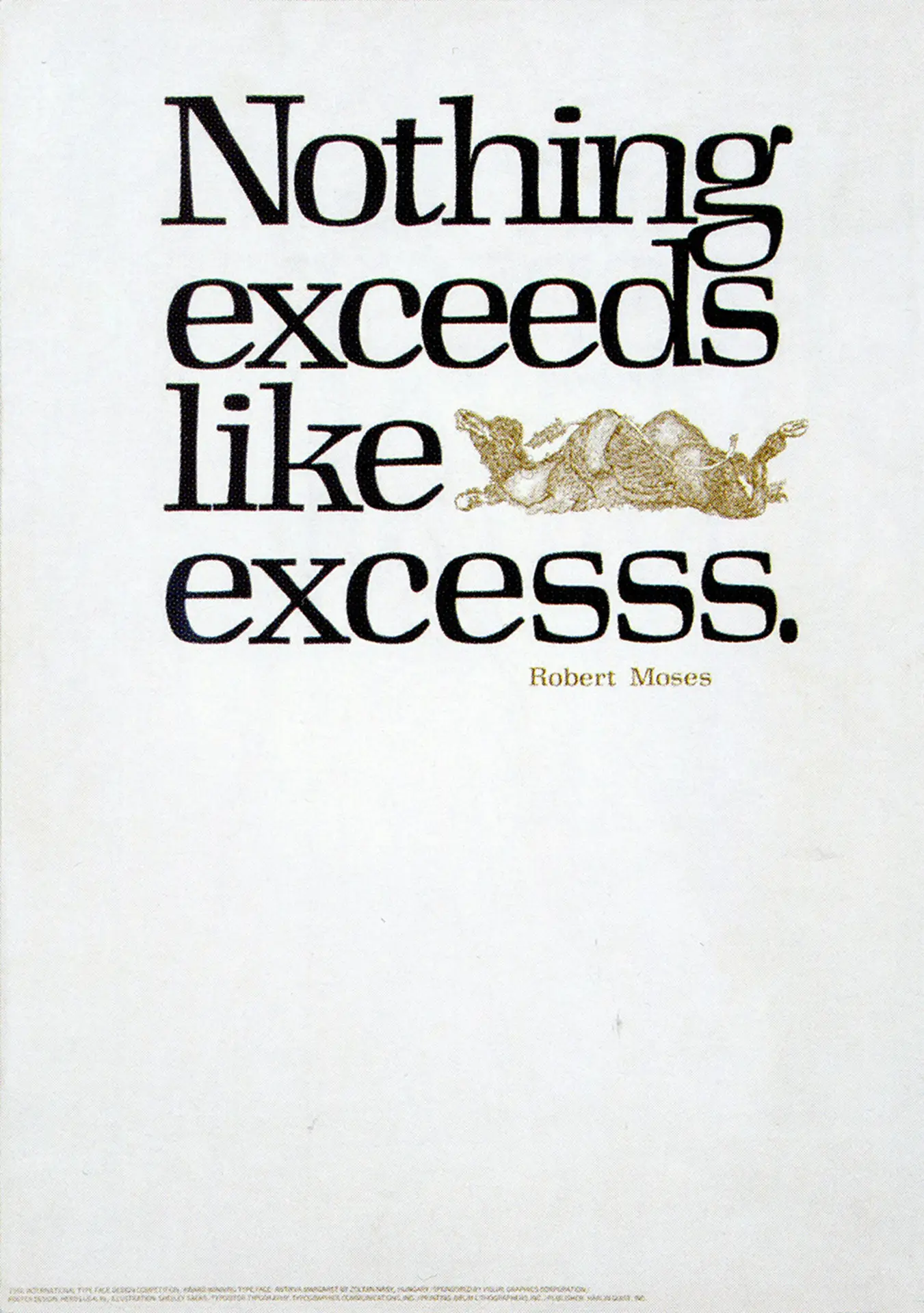 Poster for VGC International Typeface Design Competition