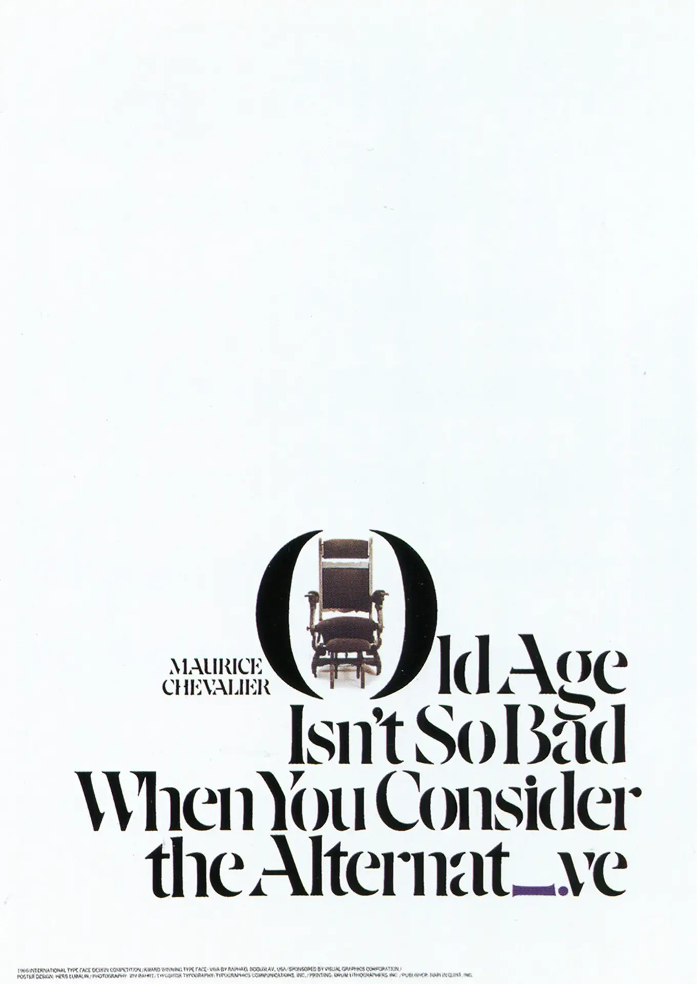 Poster for VGC International Typeface Design Competition