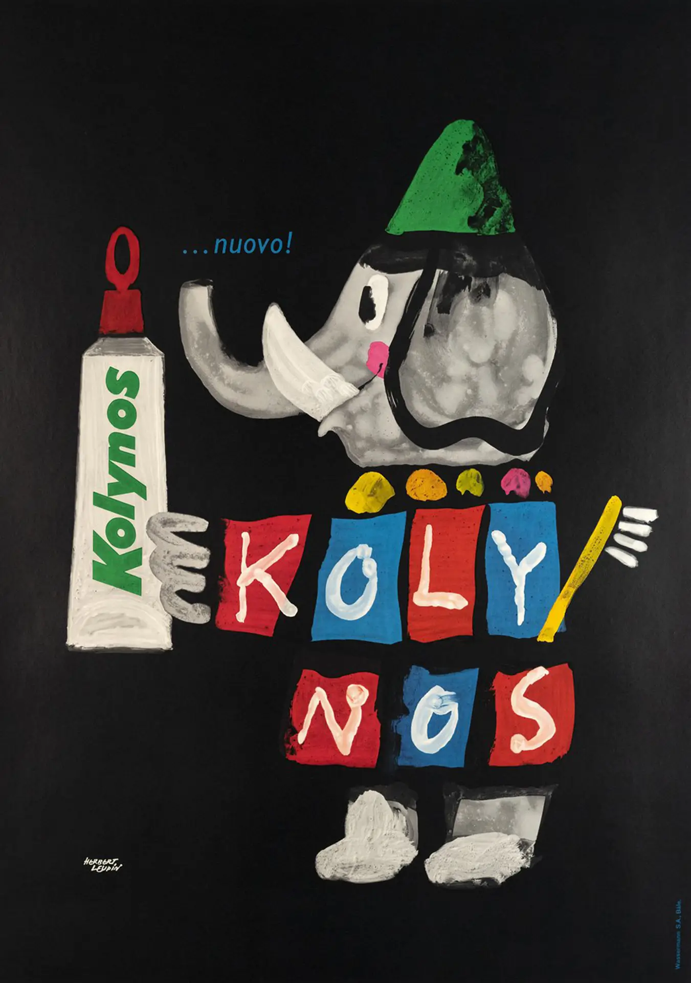 Kolynos Toothpaste Elephant