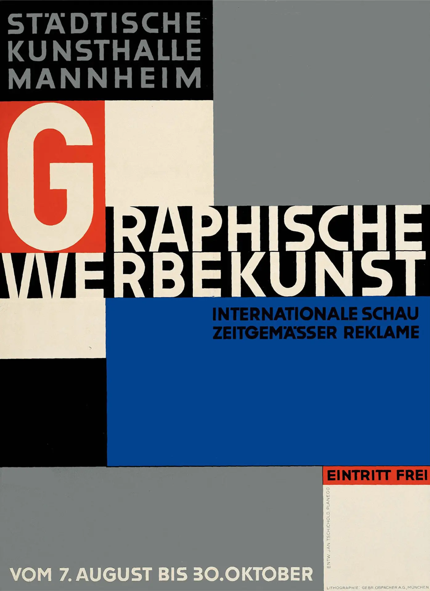 Graphische Werbekunst. Internationale Schau Zeitgemässer Reklame