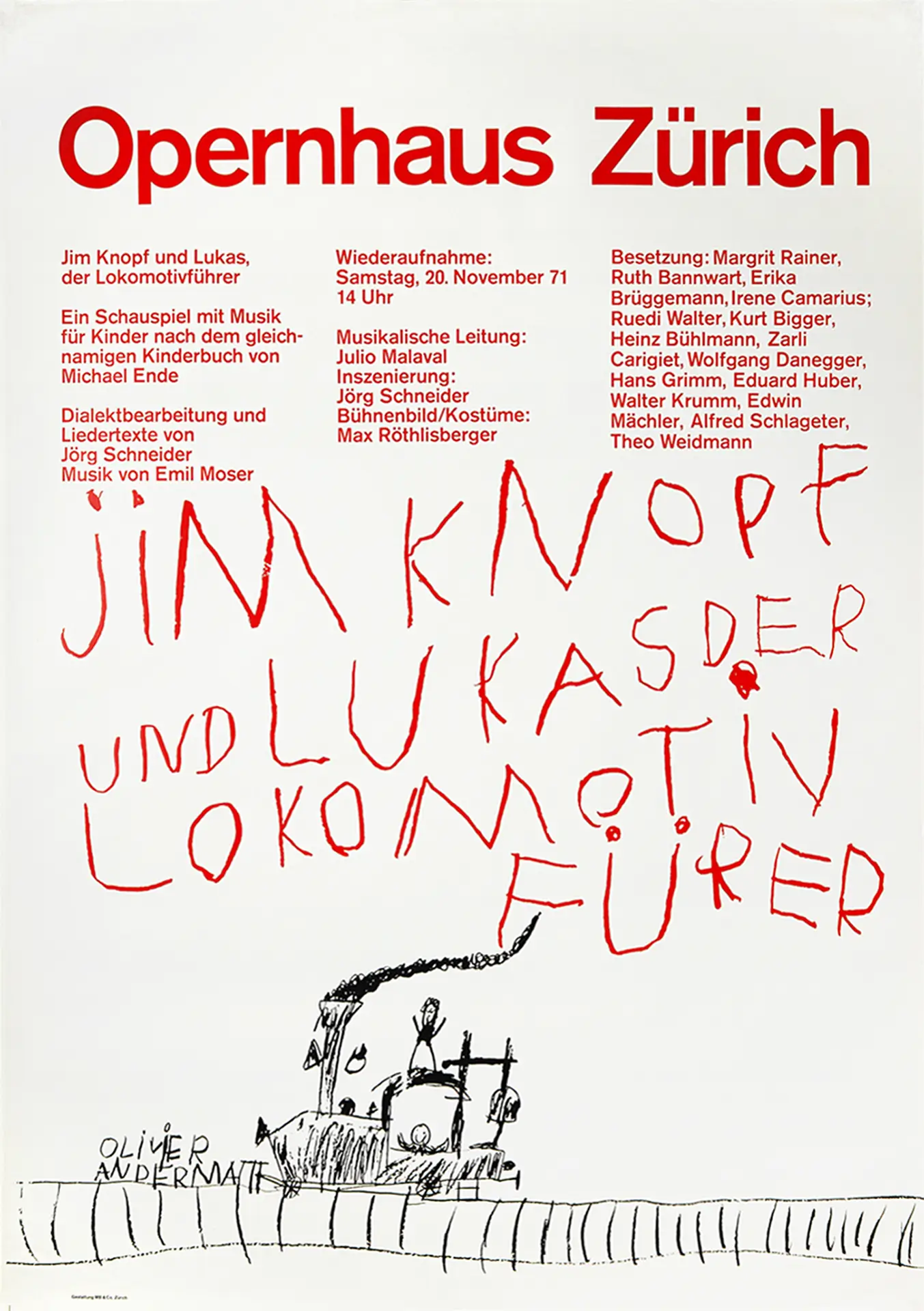 Opernhaus Zürich, Jim Knopf und Lukas der Lokomotivführer