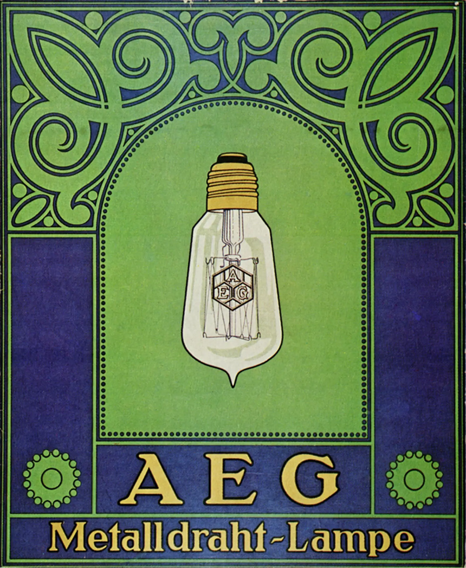 AEG Metalldraht-Lampe