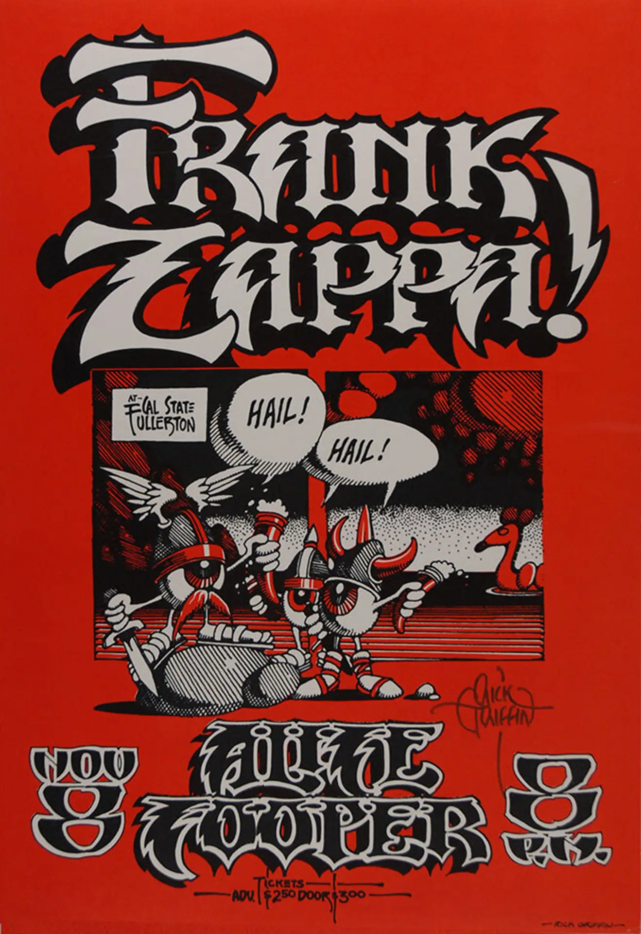 Frank Zappa & Alice Cooper at Cal State Fullerton