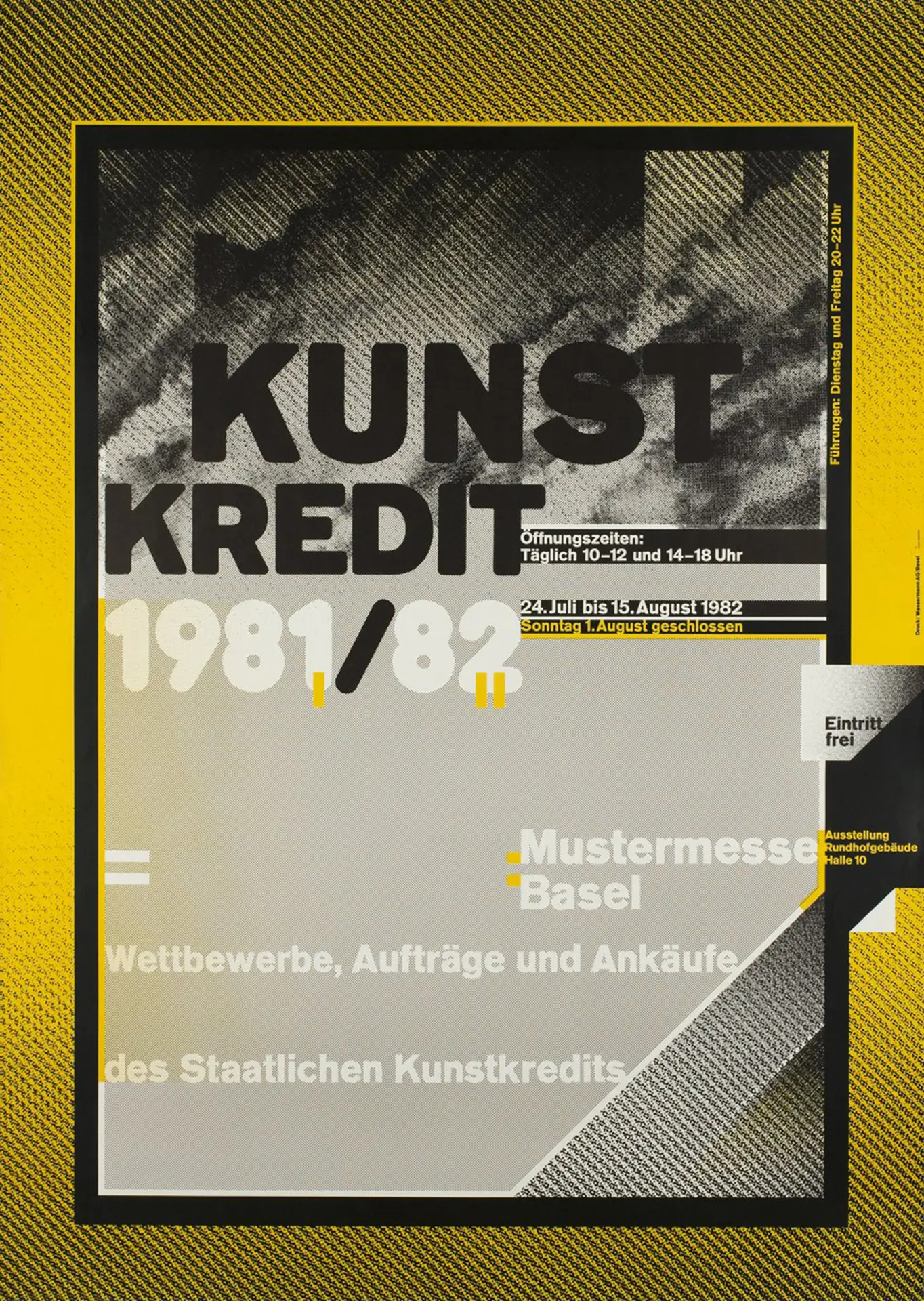 Kunstkredit 1981/82 Kunsthalle Basel