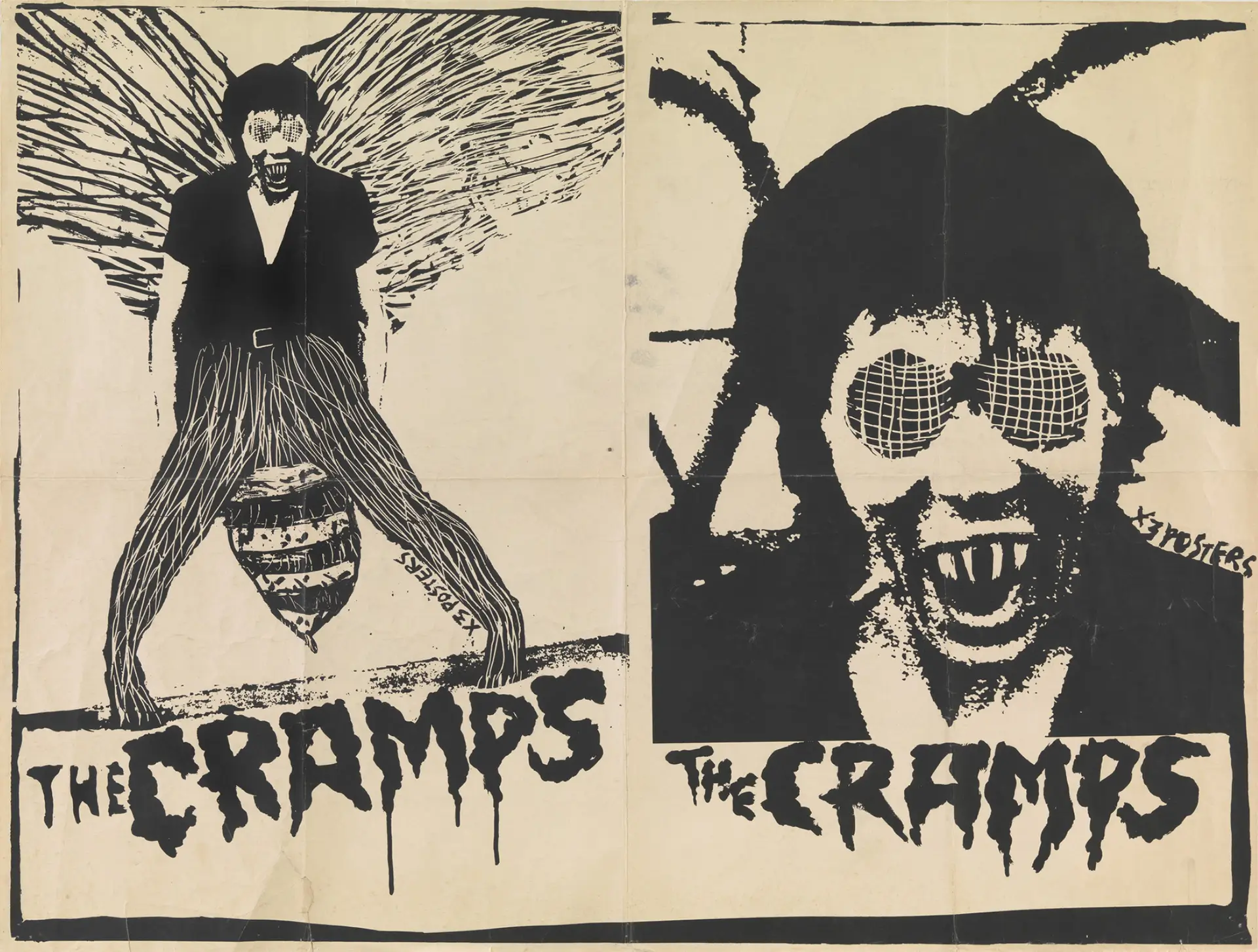The Cramps (Poster for The Human Fly Tour)